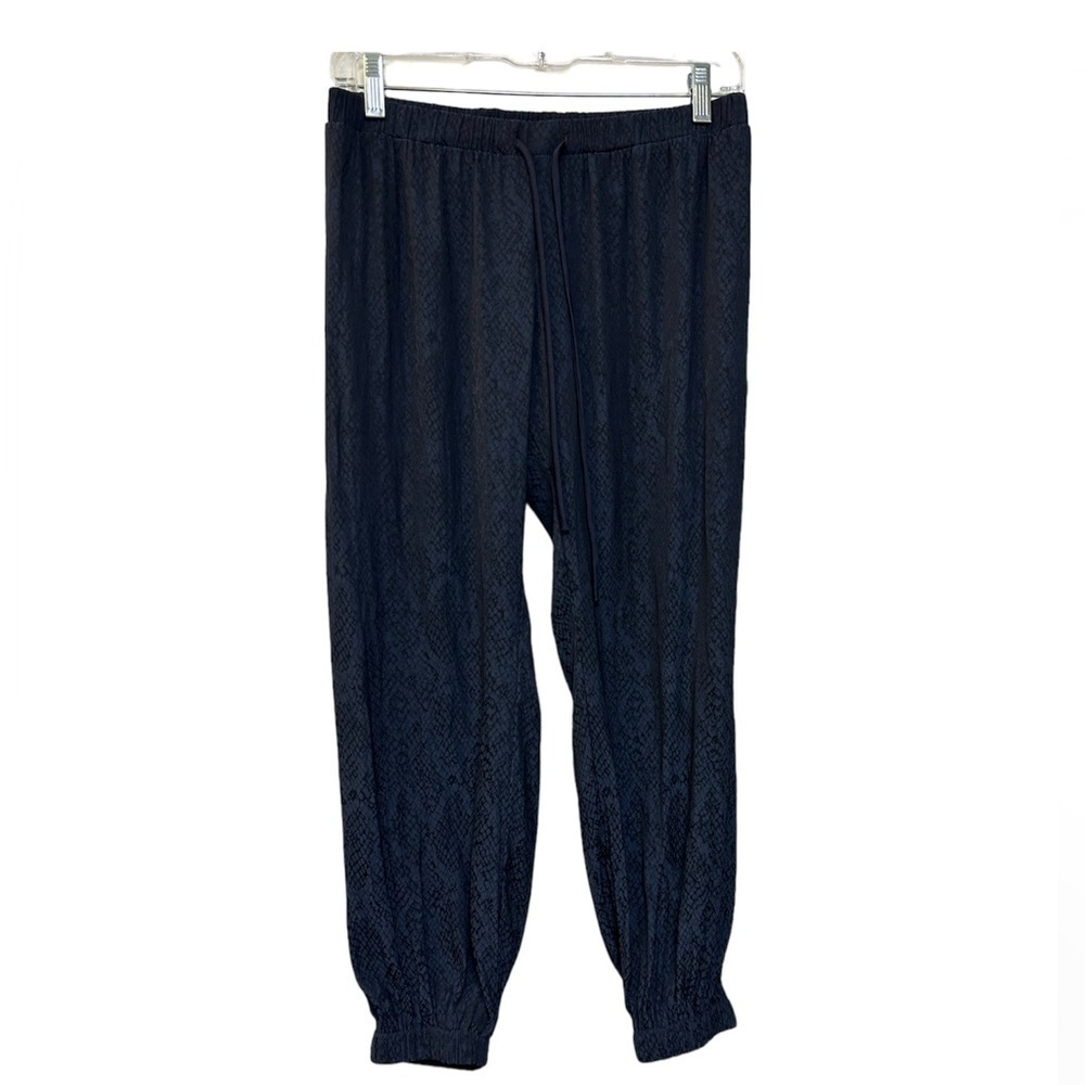 KOCH python ELASTIC WAIST PULL ON BLUE CUFF LEG JOGGERS‎ PANTS SIZE XS
